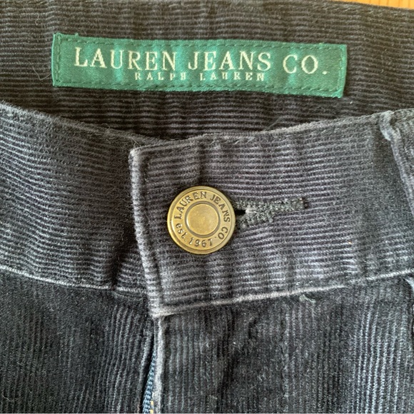 Ralph Lauren Black Corduroy Bootcut Pants Sz 6 - Picture 4 of 8